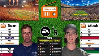 OUR REACTION to EA's CONTROVERSIAL "Toughest Places to Play" in college football, PLUS our own lists