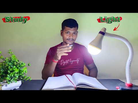 how to make study light experiment | how to make emergency light | how to make led bulb |