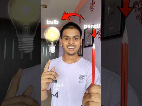 DIY PENCIL BULB #shorts