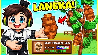 Aku Dapat SEED PALING LANGKA di Grow a Garden! (Giant Pinecone)