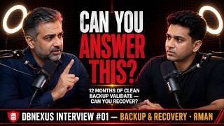 Oracle DBA Interview #01 — Backup & Recovery · 20 Questions Every Senior DBA Must Answer | DBNexus