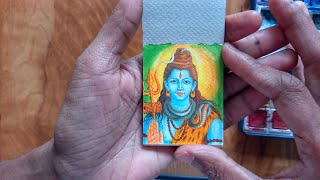 Bholenath Ji Drawing//full tutorial //  জল রঙ দিয়ে ভোলেনাথ?//#bholenath