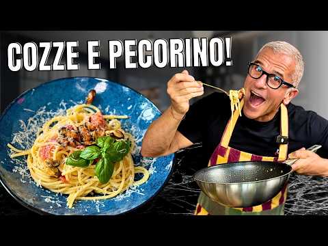SPAGHETTI COZZE E PECORINO cremosi e saporiti! La ricetta di Chef Max Mariola