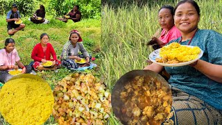 Sadheko achar,chamre with local ghiu ani chicken ghaiya katne khetalalai#siruthapamagar￼#vlog 