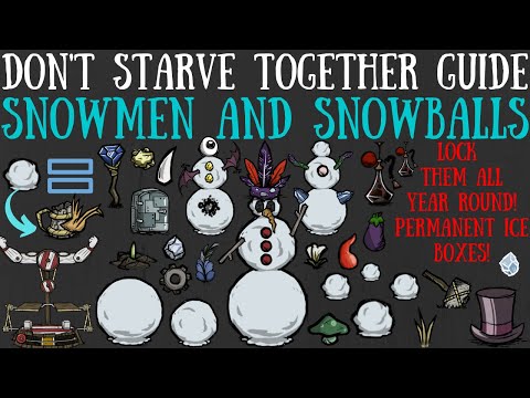 NEW Snowmen, Snowballs, & The Hidden Mechanics Of Both - Don't Starve Together Quick Bit