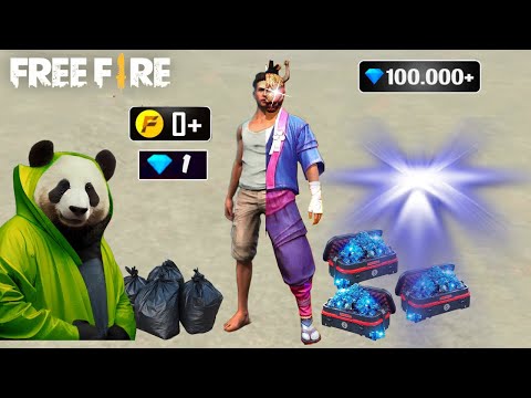 CONVIERTO UNA CUENTA DE POBRE A MILLONARIA EN FREE FIRE