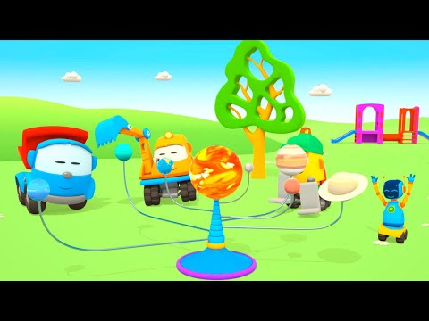 Planets 🌎 SING WITH LEO 🚚 Nursery Rhymes | Learning Kids Songs