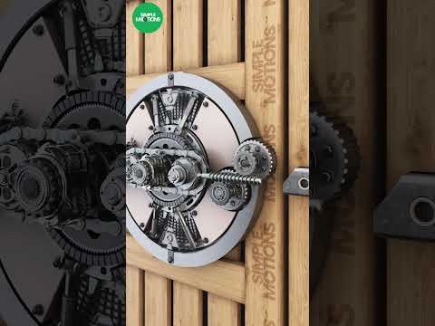 Watch This Safe Lock Itself in Seconds! #shorts #doorlock