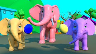 Hathi Raja bade mote part02|हाथी राजा कहाँ चले | Hindi Rhymes for Kids
