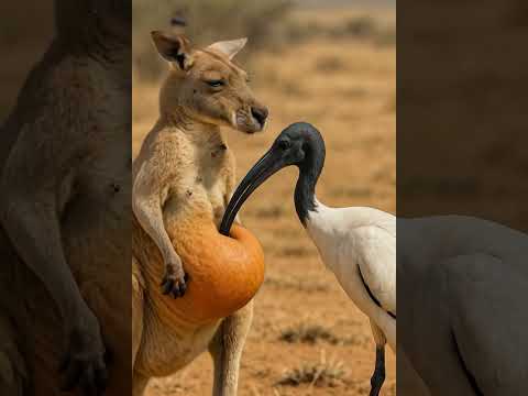 Just in time to save the kangaroo