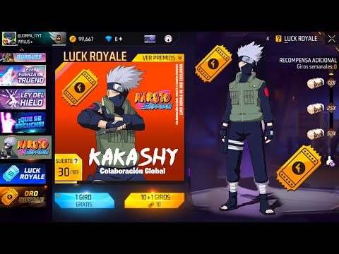 OFICIAL¡ NUEVA LUCK ROYALE DE ORO EN FREE FIRE CON SKIN ÉPICA - NEXT SKIN ROYALE GOLD FF