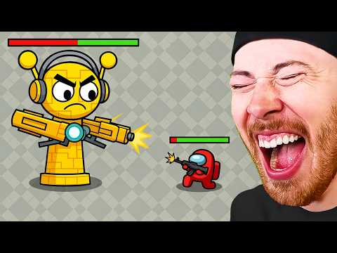 Mini Crewmate VS SPRUNKI?! (Among Us)