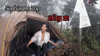 60 days around vietnam #9 - HIKING, CLIMBING, OVERNIGHT ON TOP - HAIL at 5am is SCARY