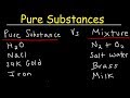 Exploring Pure Substances and Mixtures in Chemistry