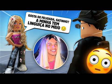 AS TROLAGENS MAIS ENGRAÇADAS FINGINDO SER MENINA NO ROBLOX | TENTE NÃO RIR 😂#5