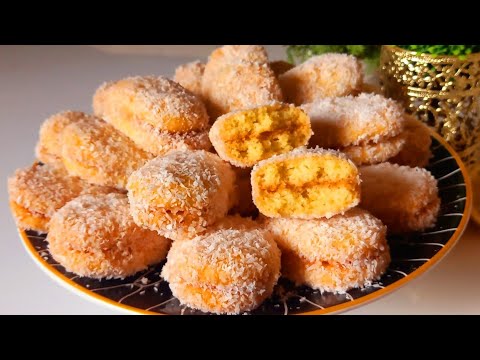 حلويات العيد/حلوى لشرب الشاي بأبسط المكونات هشيشة كذوب فالفم ومذاق رائع
