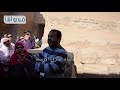 منتدى الشباب العربي الإفريقي يدعم السياحة بجولة في معبد هابو بالأقصر وشرح لأهم مايميز المعبد