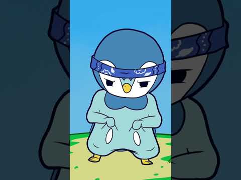 ⚠️GANG POKÉMON⚠️ CRIP-WALKING PIPLUP ♿️😂 #comedy #animation #pokemon