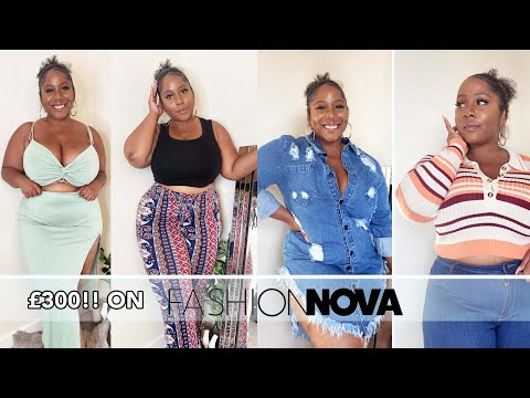 £300 ON FASHION NOVA CURVE! 😱,| LARGE FASHION HAUL - YouTube