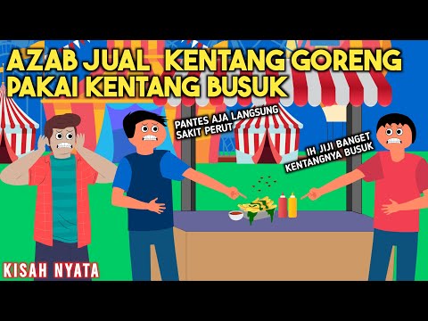 AZAB JUAL KENTANG GORENG PAKAI KENTANG BUSUK! COCO MEONG EPISODE 96! | SINETRON AZAB