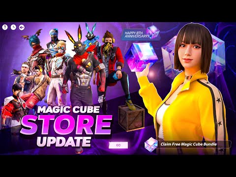 Anniversary Magic Cube Store Update🔥🥳| Next Magic Cube Bundle | Free Fire New Event | ff new event