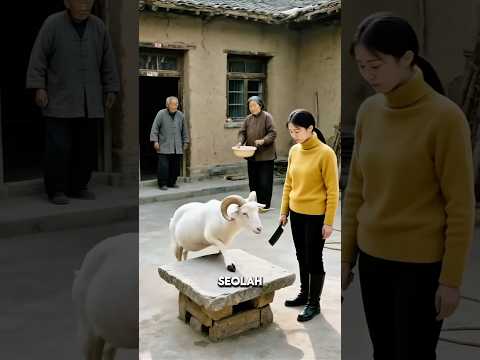 ANAK KAMBING YANG BERUSAHA MELINDUNGI IBUNYA