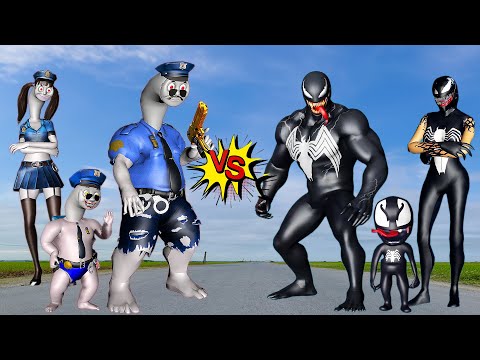 FAMILY VENOM VS FAMILY CURSED THOMAS POLICE - In real life