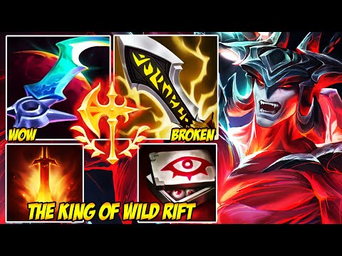 THE KING OF WILD RIFT WITH AATROX - AATROX MID IS RIDICULOUSLY ANNOYING!