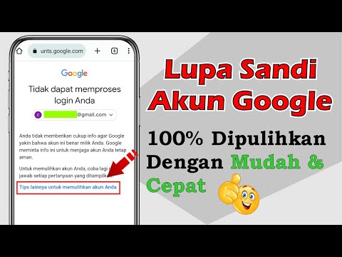 Cara Memulihkan Akun Google Lupa Kata Sandi 2023