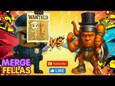 WHO IS THE WINNER ? Merge Fellas Police Anomali Vs Musting Anomali #mergefellas #italianbrainrot