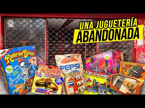 Una JUGUETERÍA ABANDONADA llena de TESOROS de los 90s