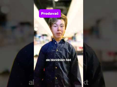 Blondýna si kupuje televizi!! #shorts credits: Luke Davidson