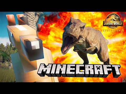 (🦖Jurassic World Evolution 2🌍🦕)Carnivorous Dinosaur Minecraft Horse Hunt