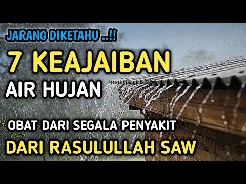 Inilah 7 Manfaat Dan Khasiat Air Hujan, Jarang Orang tahu