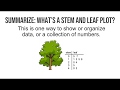 Mastering Stem and Leaf Plots