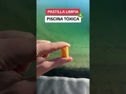 Esta pastilla limpia la piscina de ranas