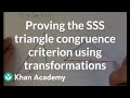 Understanding Triangle Congruence through Rigid Transformations