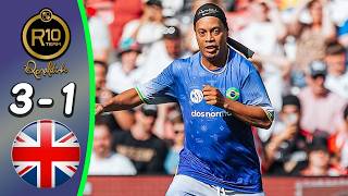 Ronaldinho Team vs UK Icons 3:1 - All Goals & Highlights (2026) - Two Goals Djibril Cisse