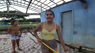 OLHA COMO FICOU A ANTIGA PISCICULTURA E NO FINAL FISGUEI AQUELE PEIXÃO.