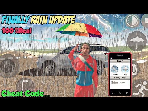 Finally (Rain 🌧) Update Indian Bikes Driving 3d || indian bike driving 3d new update