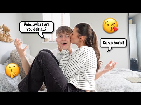 'I Missed You' CLINGY Prank On My BOYFRIEND! *cute* 🤫