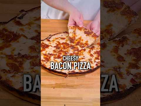 Cheesy Bacon Pizza 🍕 #shorts
