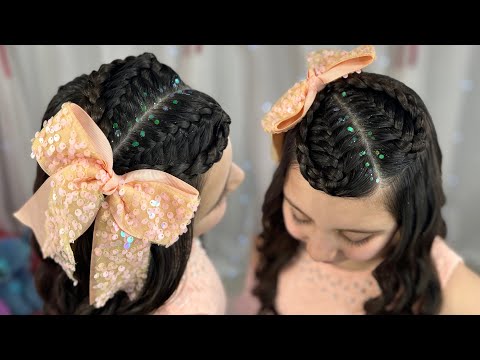 Peinado con trenzas para San Valentín 💘 💕✨