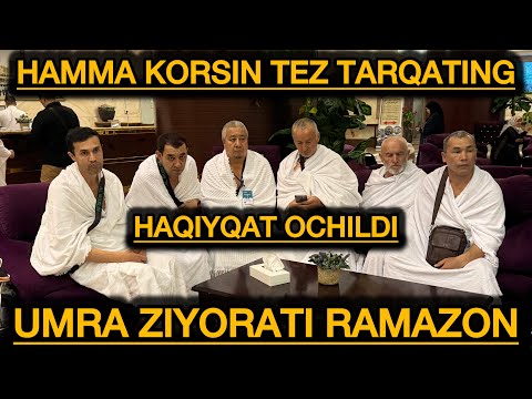 💥 11-FEVRAL ХУШХАБАР 💥УМРАЧИЛАРГА ХОЖИ БОБО РОСТИНИ ГАПИРДИ ХАММА ЖИМ | UMRA ZIYORATI #umrah2025