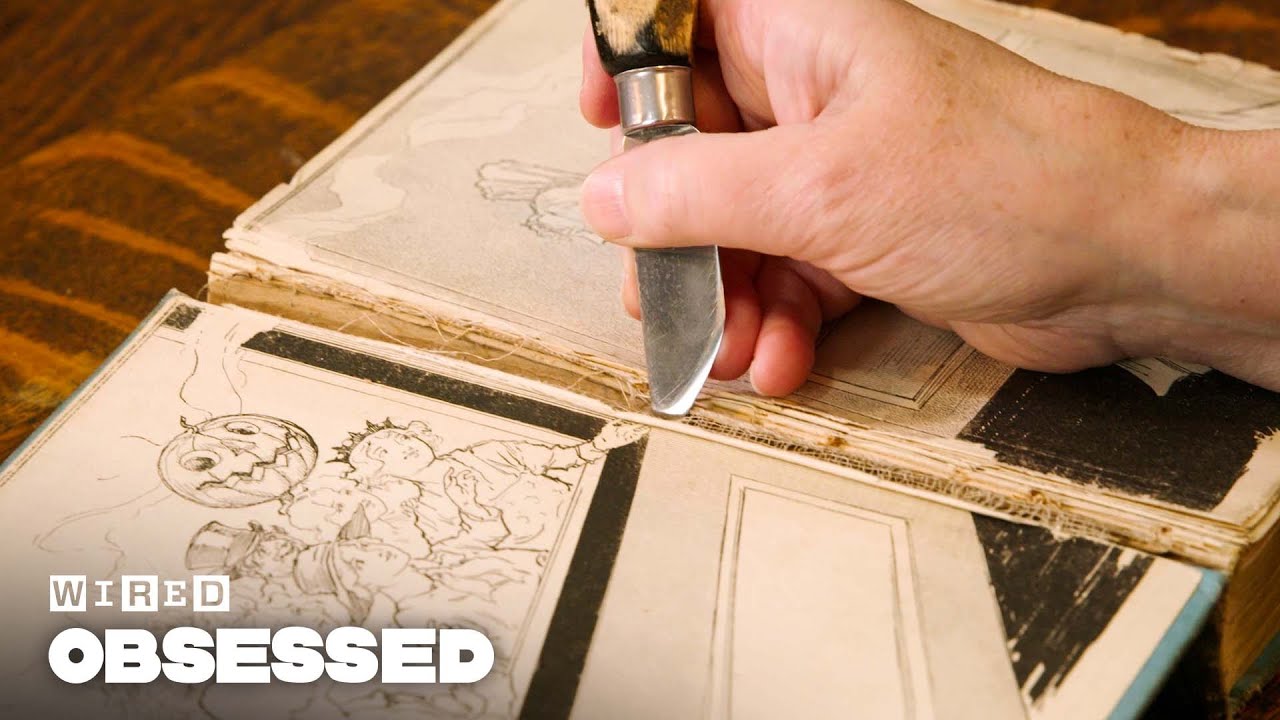 This Woman Deconstructs 100-Year-Old Books To Restore Them Obsessed WIRED