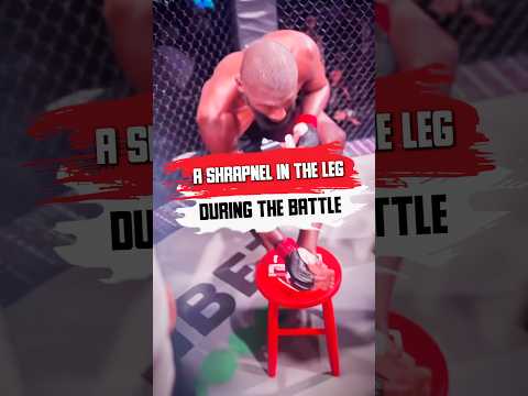 What pierced this fighter's leg? #mma