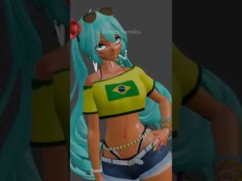 Braziliku edit WIP (Brazilian Miku) #vocaloidmiku  #brazilianfunk