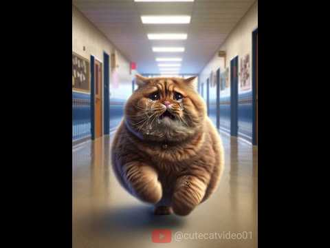 Cat viral short video 📸😳 So cute baby cat 🐈 #catmemes #funnycats #catvideos #poorcats #aicat #cat