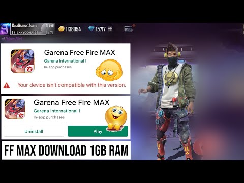 Free Fire Max Download 1GB & 2GB Ram Mobile | Your Device isn't Compatible With This Version FF Max