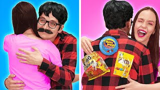 NEW 123 GO! HOW TO SNEAK SNACKS FROM FAMILY 🍫😂 Funny Food Hacks & Tricks!